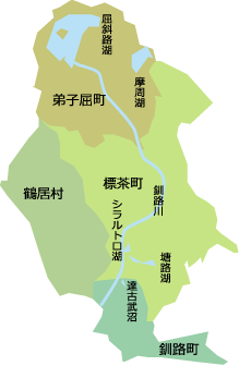 釧路川周辺マップ